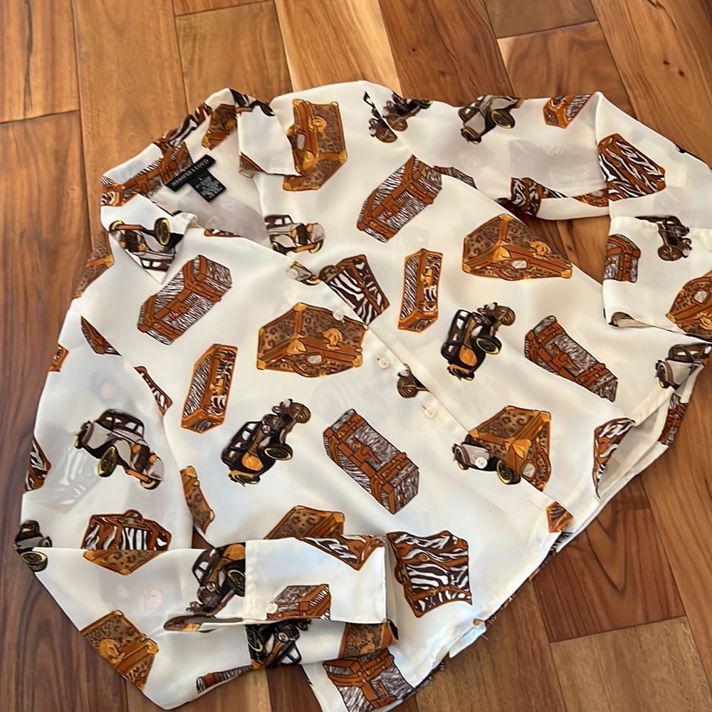 Jennifer Lloyd Vintage Button Blouse